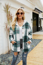 Annva USA Women’s Hooded Shacket – Cozy Long Sleeve Layered Style