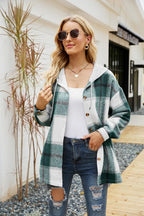 Annva USA Women’s Hooded Shacket – Cozy Long Sleeve Layered Style