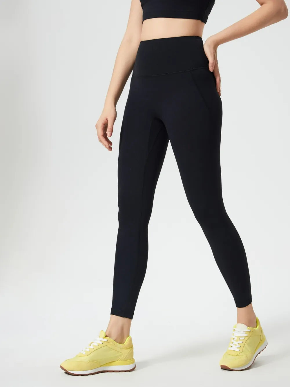 Wide Waistband Active Leggings – High Rise Workout & Everyday Wear