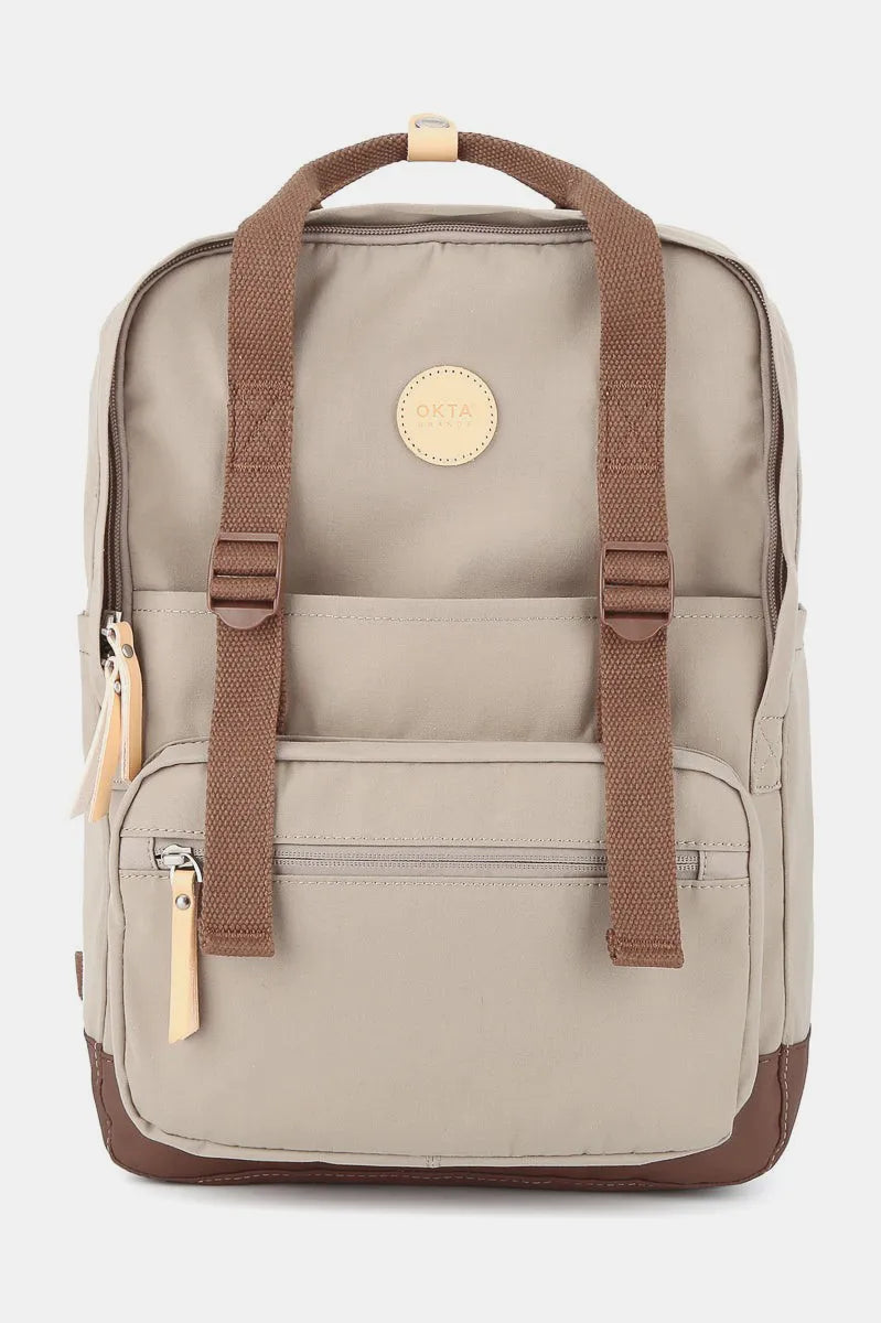 Waterproof Canvas Backpack with Side Pockets Stylish & Durable