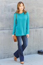 Round Neck Long Sleeve Top – Classic, Comfy & Versatile
