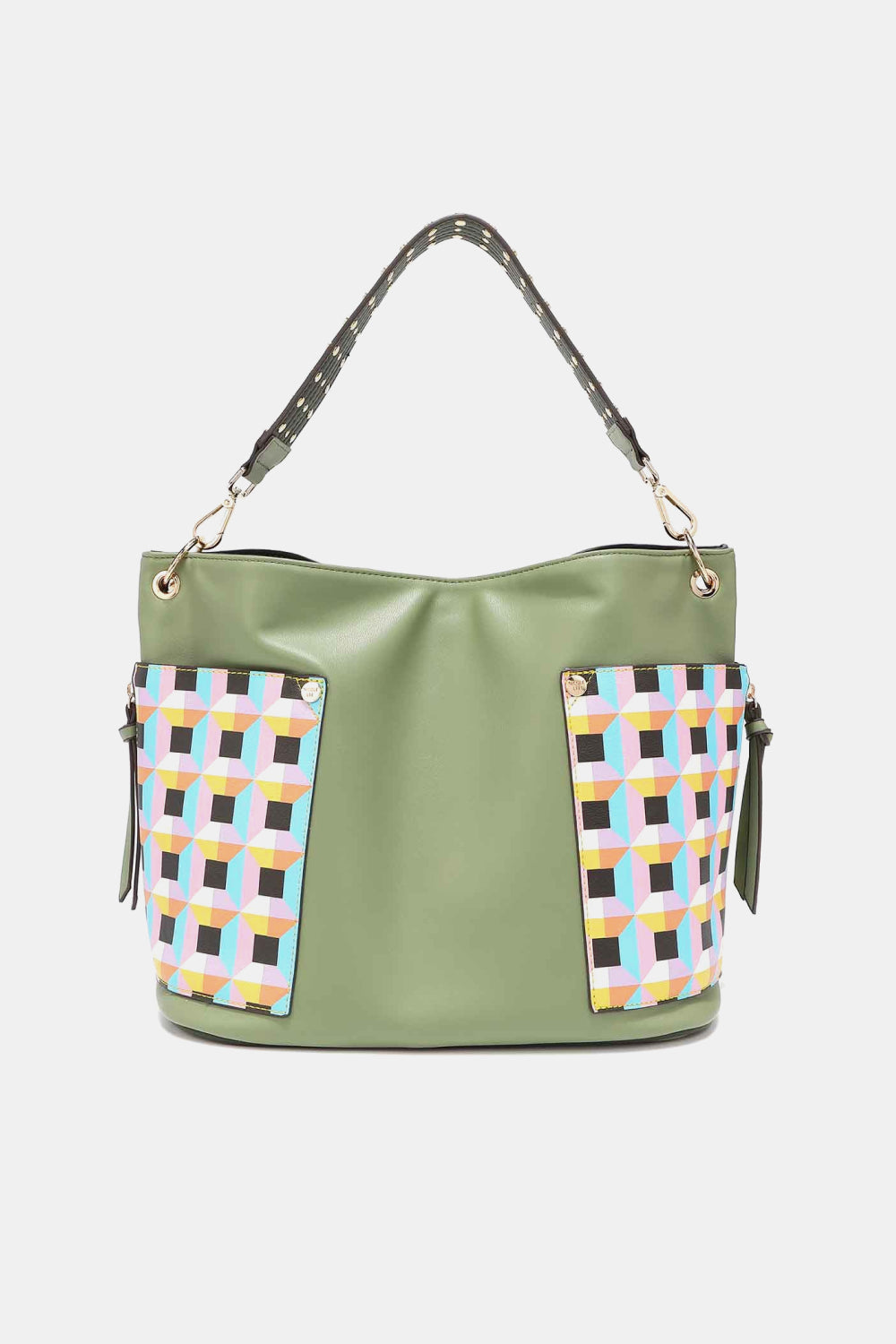 Nicole Lee 3-Piece Bag Set – Shoulder, Crossbody & Heart Coin Pouch