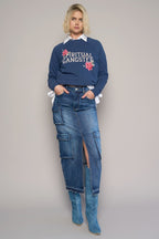 Insane Gene Cargo Pocket Long Skirt – Trendy Utility Chic Style