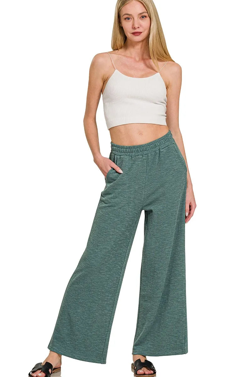 Zenana Cotton Slub Wide Leg Pants – Relaxed, Comfy & On-Trend Everyday Wear