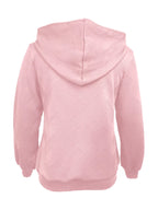 Texture Zip-Up Hoodie with Drawstring – Casual Everyday Layer