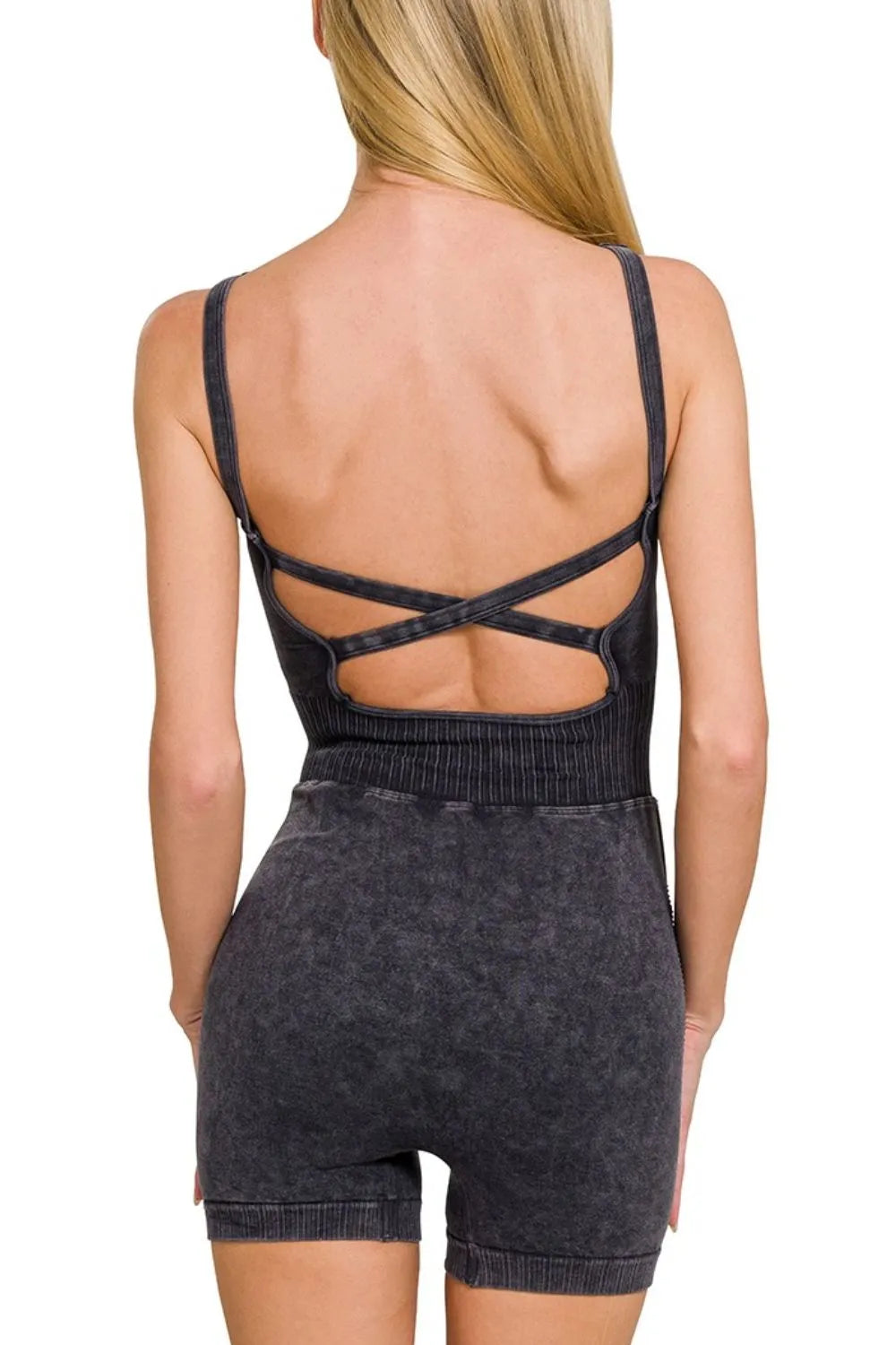Sports Romper with Removable Bra Pad – Comfortable & Versatile