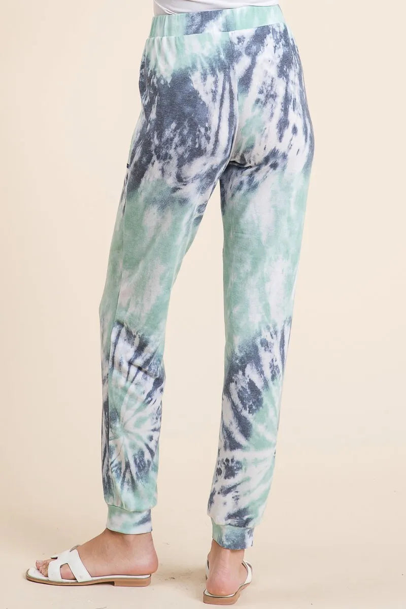 Tie Dye French Terry Sweat Pants – Trendy Comfortable Loungewear