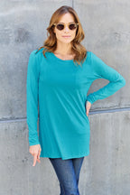 Round Neck Long Sleeve Top – Classic, Comfy & Versatile