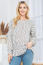 Orange Farm Clothing Knit Pullover Sweater – Cozy Low Gauge Style