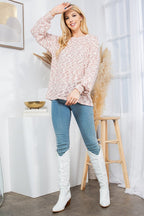 Orange Farm Clothing Knit Pullover Sweater – Cozy Low Gauge Style