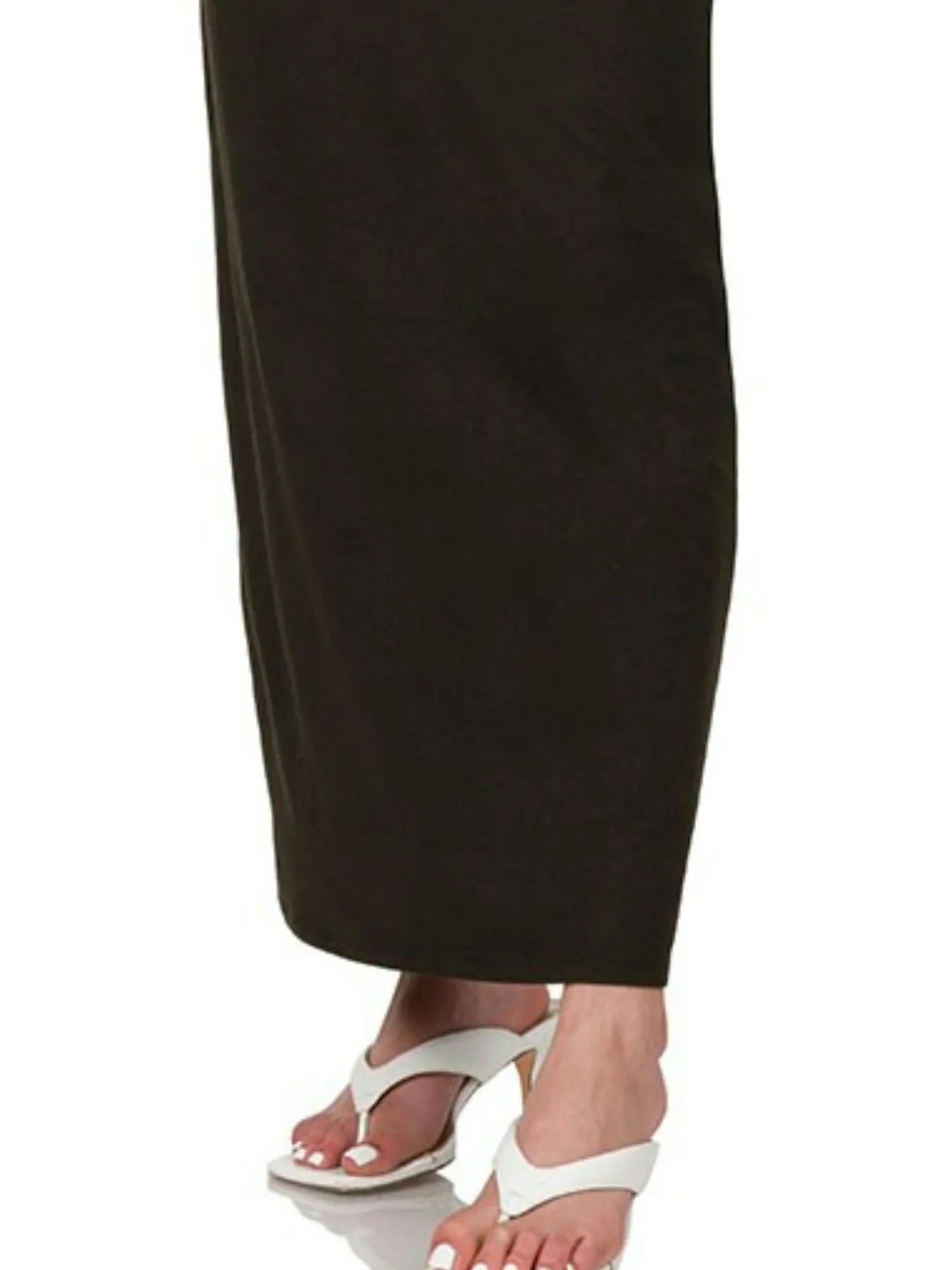 Brushed DTY Racerback V-Neck Maxi Dress | Women’s Elegant Casual Dress