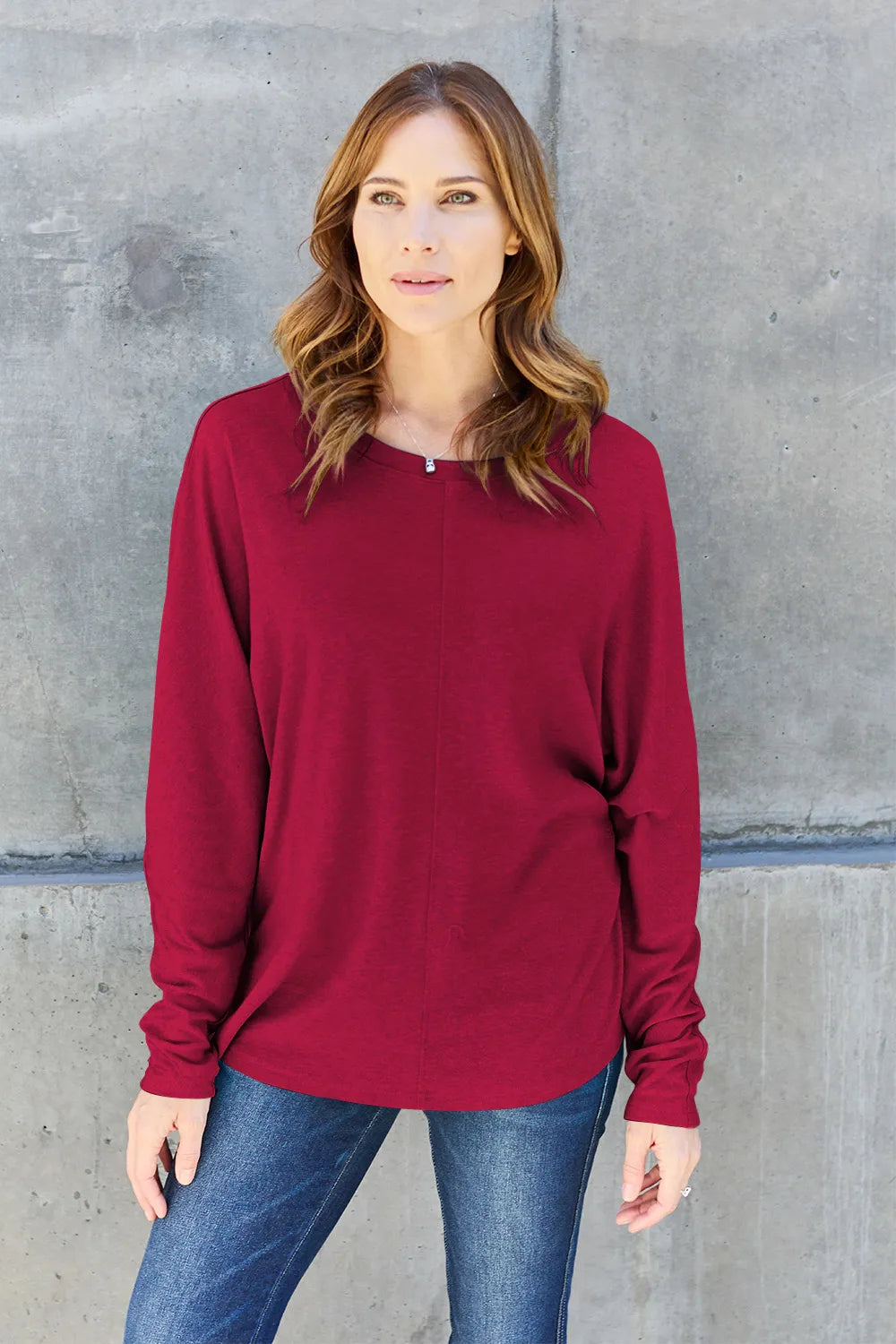 Classic Round Neck Long Sleeve T-Shirt – Everyday Essential