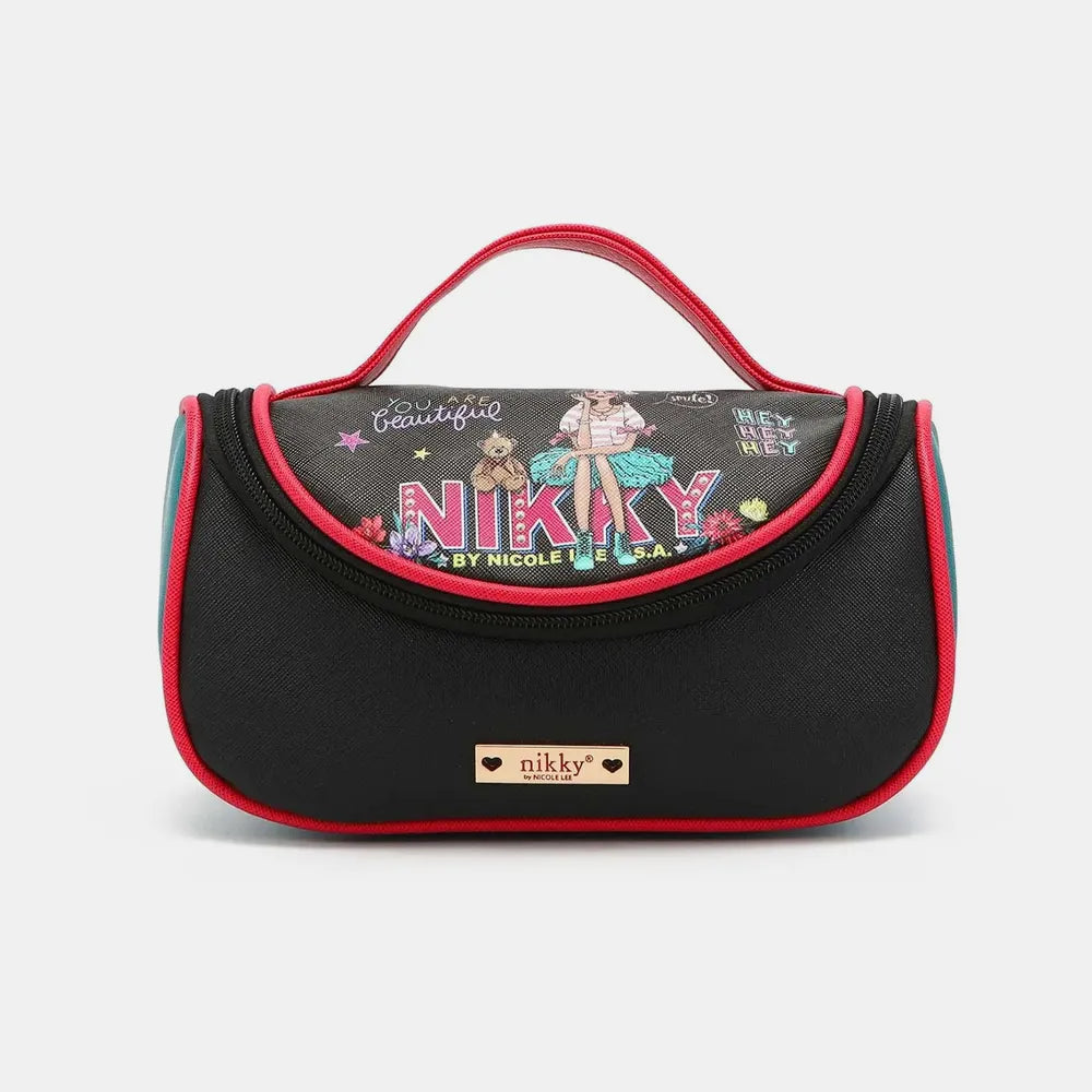 Nicole Lee Nikky Makeup Bag – Stylish, Spacious & Travel-Friendly