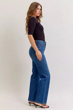 Judy Blue High Waist Tummy Control Straight Jeans – Flattering Fit