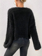Open Front Long Sleeve Cardigan – Cozy Casual Layering Piece