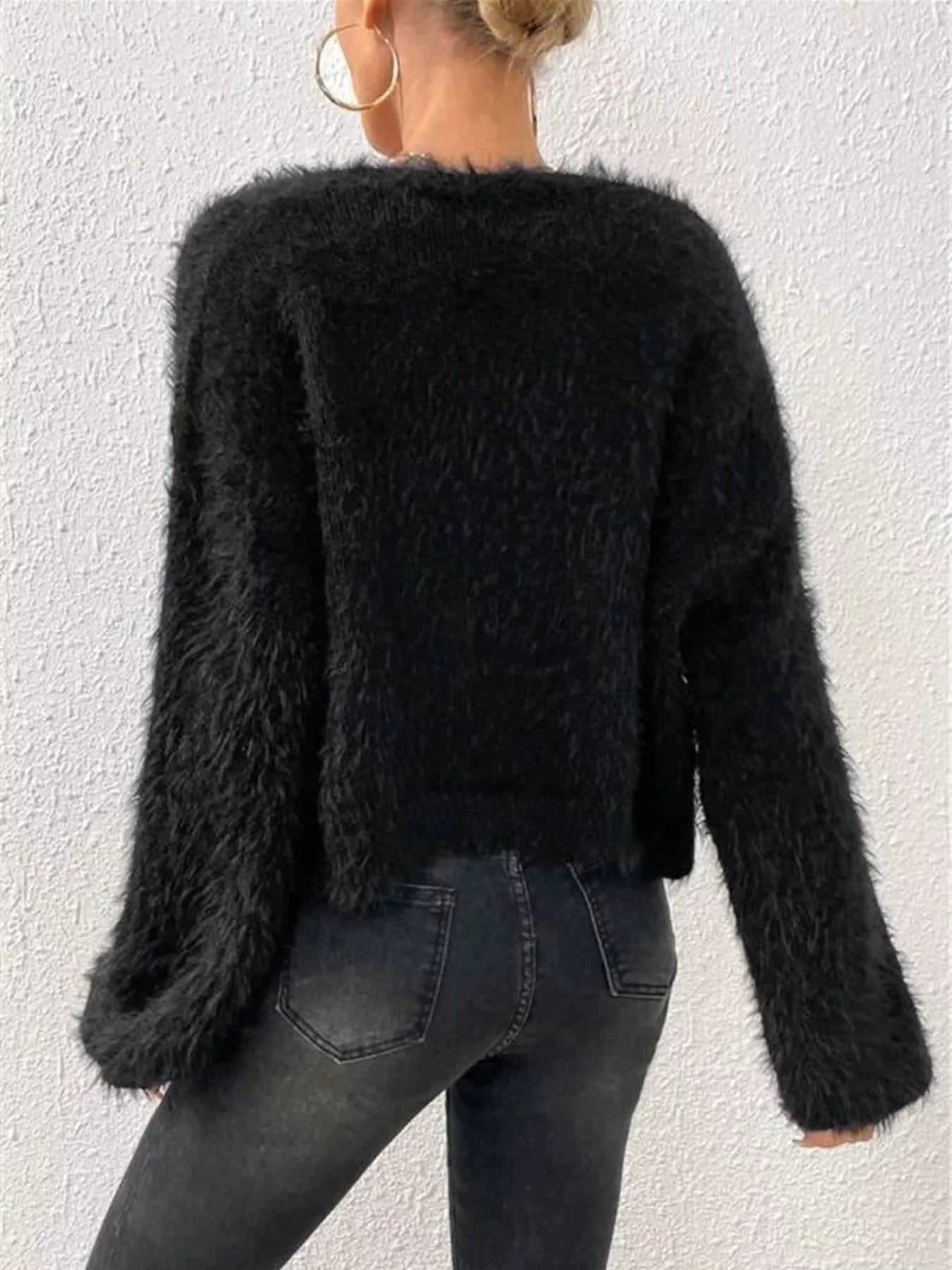 Open Front Long Sleeve Cardigan – Cozy Casual Layering Piece