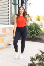The Alana 7/8 Ankle Length Leggings with Pockets - High Waisted