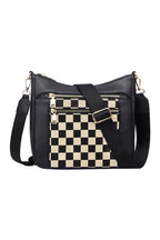 Aili’s Corner Ashley Crossbody – Chic Mixed Media Everyday Bag