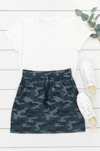 The Kai Camo Jogger Skirt – Casual Comfort with Trendy Camo Style