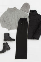 The Jenna Fleece Pants – Comfy Wide Leg Loungewear Essential