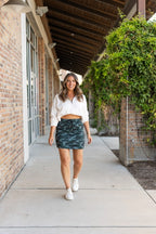 The Kai Camo Jogger Skirt – Casual Comfort with Trendy Camo Style