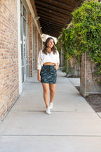 The Kai Camo Jogger Skirt – Casual Comfort with Trendy Camo Style