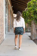 The Kai Camo Jogger Skirt – Casual Comfort with Trendy Camo Style