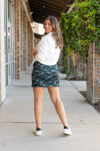 The Kai Camo Jogger Skirt – Casual Comfort with Trendy Camo Style