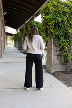 The Jenna Fleece Pants – Comfy Wide Leg Loungewear Essential
