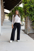 The Jenna Fleece Pants – Comfy Wide Leg Loungewear Essential