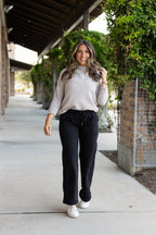 The Jenna Fleece Pants – Comfy Wide Leg Loungewear Essential