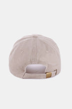 Washed Embroidered City Baseball Cap Adjustable Cotton Hat