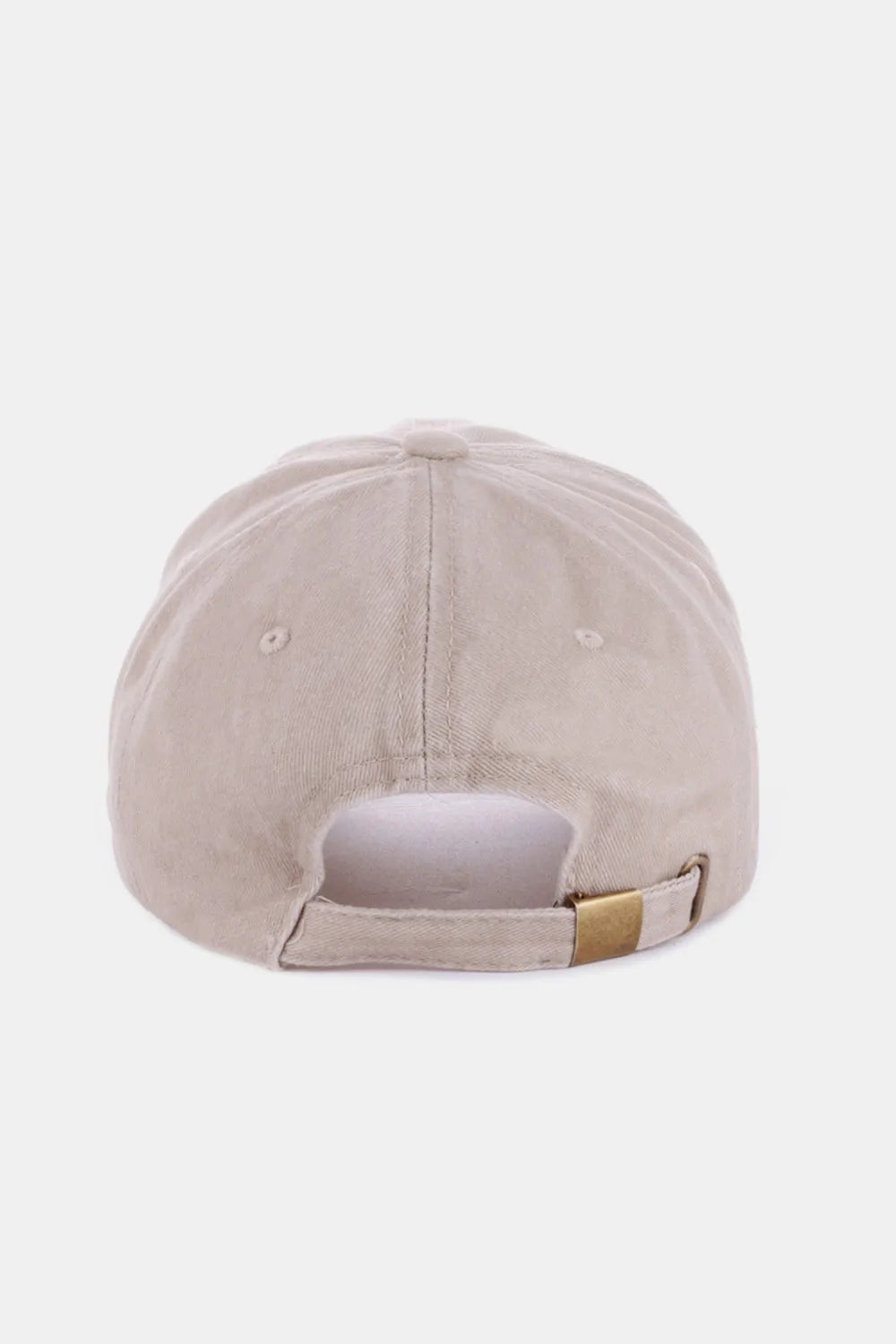 Washed Embroidered City Baseball Cap Adjustable Cotton Hat