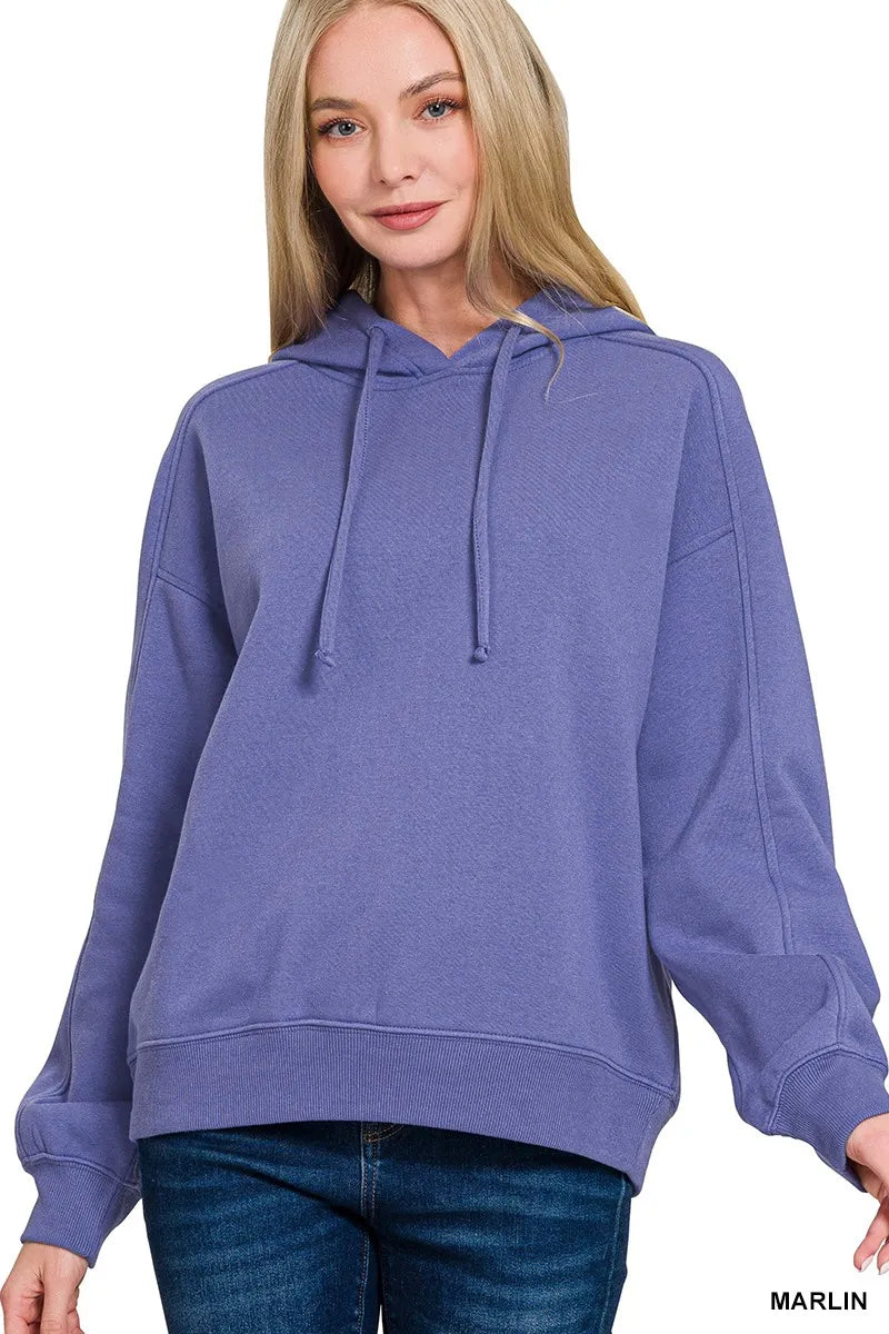 Zenana Relaxed Fit Fleece Hoodie – Soft Everyday Comfort