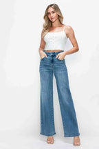 High Rise Wide Leg Jeans – Flattering, Vintage & Plus-Size Friendly