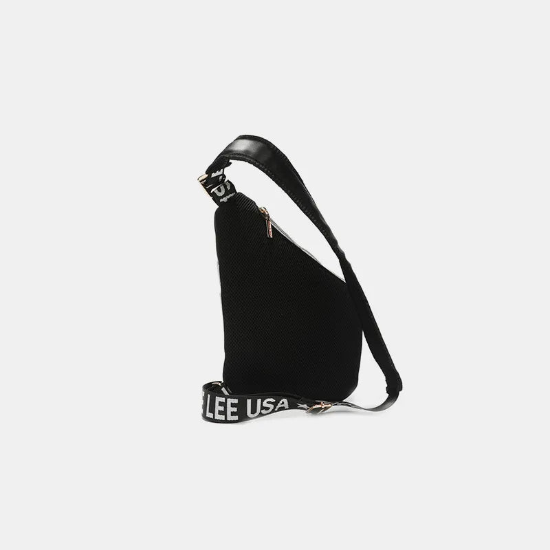Nicole Lee Vegan Leather Leopard & Lip Crossbody – Bold, Chic & Compact