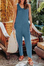 Sleeveless Straight Jumpsuit – Chic, Minimal & Perfect for Any Occasion