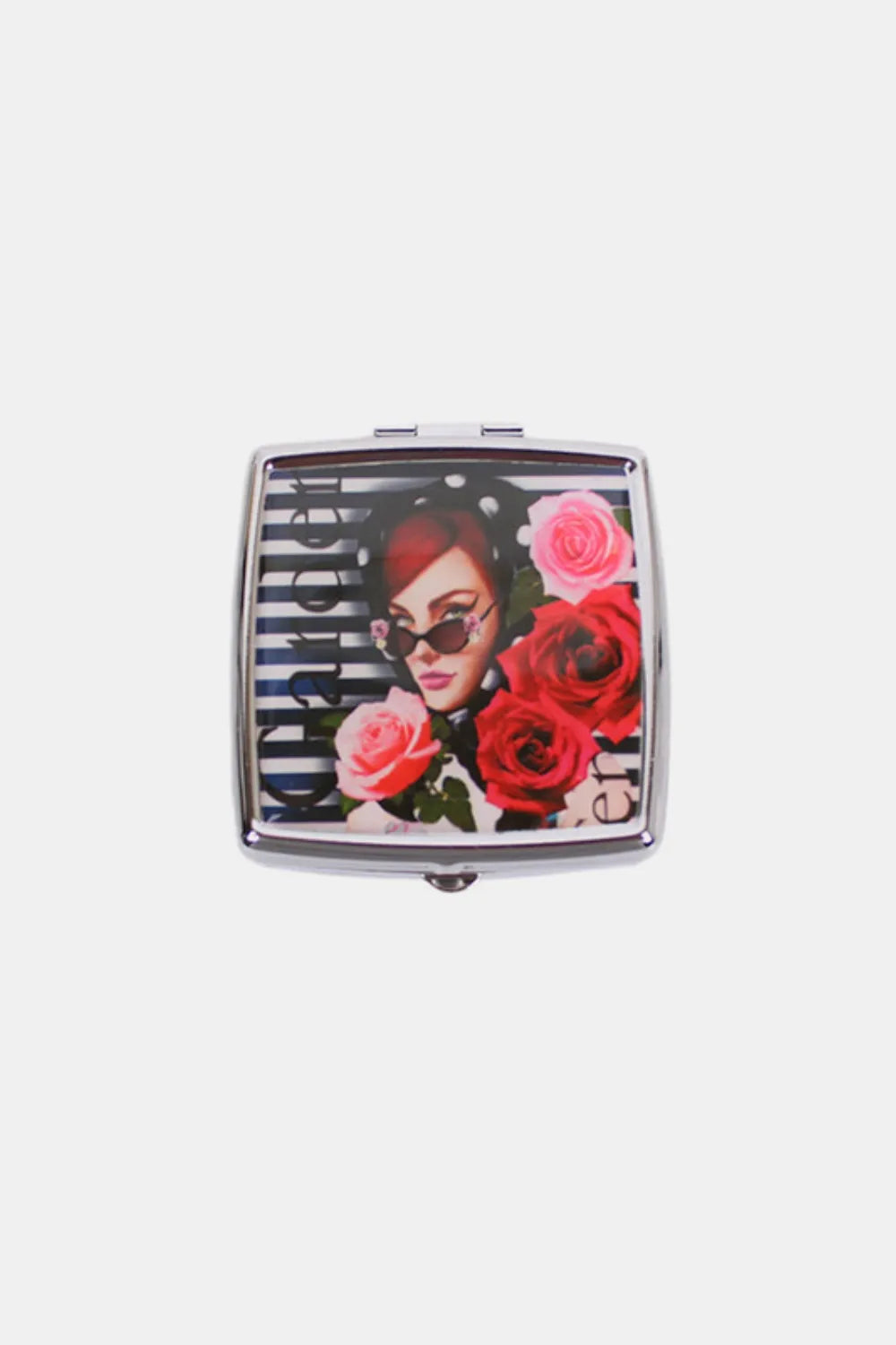 Nicole Lee Metallic Square Pill Case – Chic, Compact & Pocket-Ready
