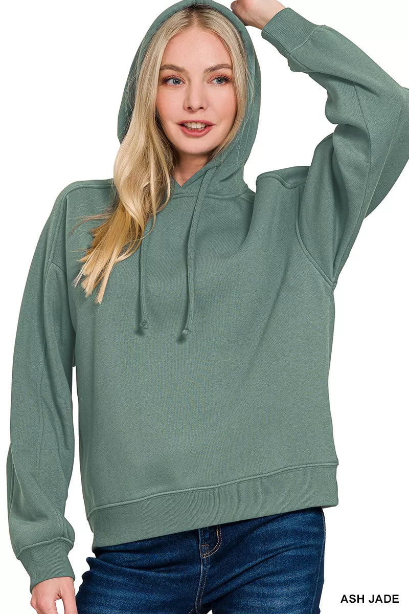Zenana Relaxed Fit Fleece Hoodie – Cozy Everyday Essential
