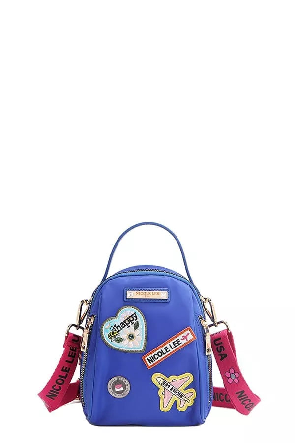 Embroidered Travel Patch Bag | Multi-Way Backpack, Crossbody & Handbag