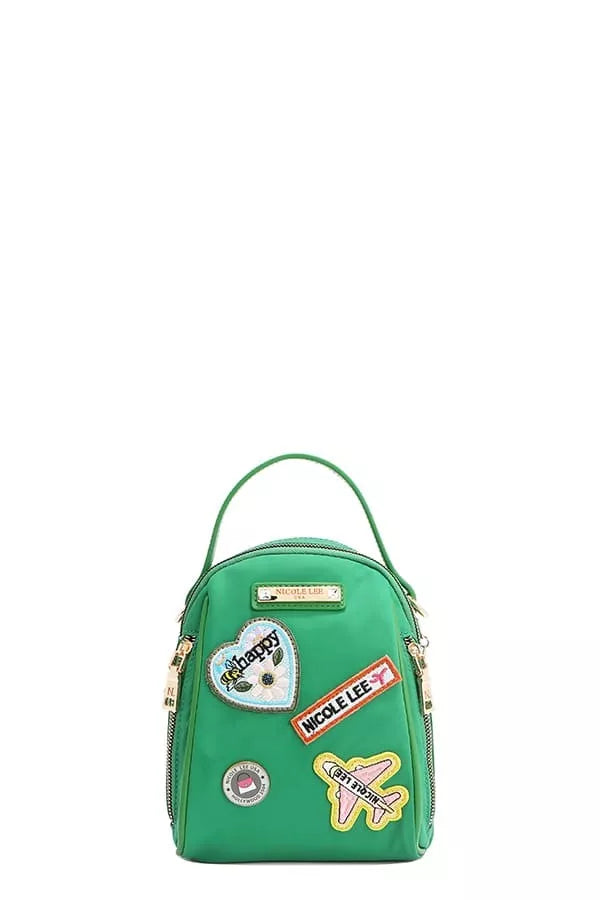 Embroidered Travel Patch Bag | Multi-Way Backpack, Crossbody & Handbag