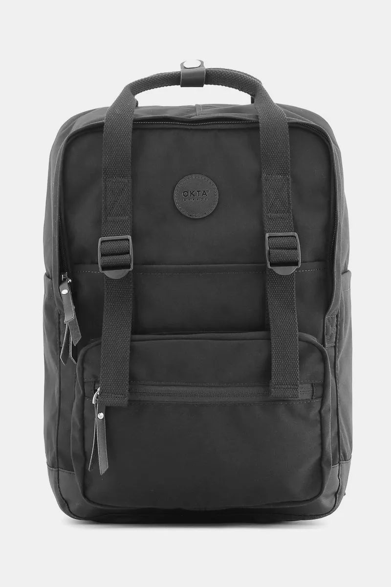 Waterproof Canvas Backpack with Side Pockets Stylish & Durable