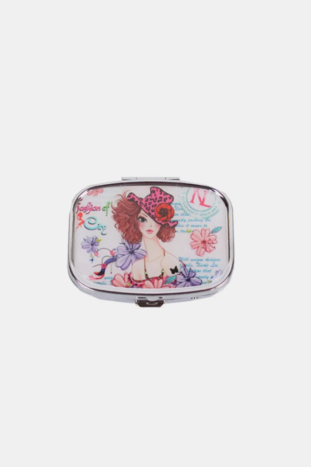 Nicole Lee Metallic Rectangular Pill Case – Chic & Secure Storage