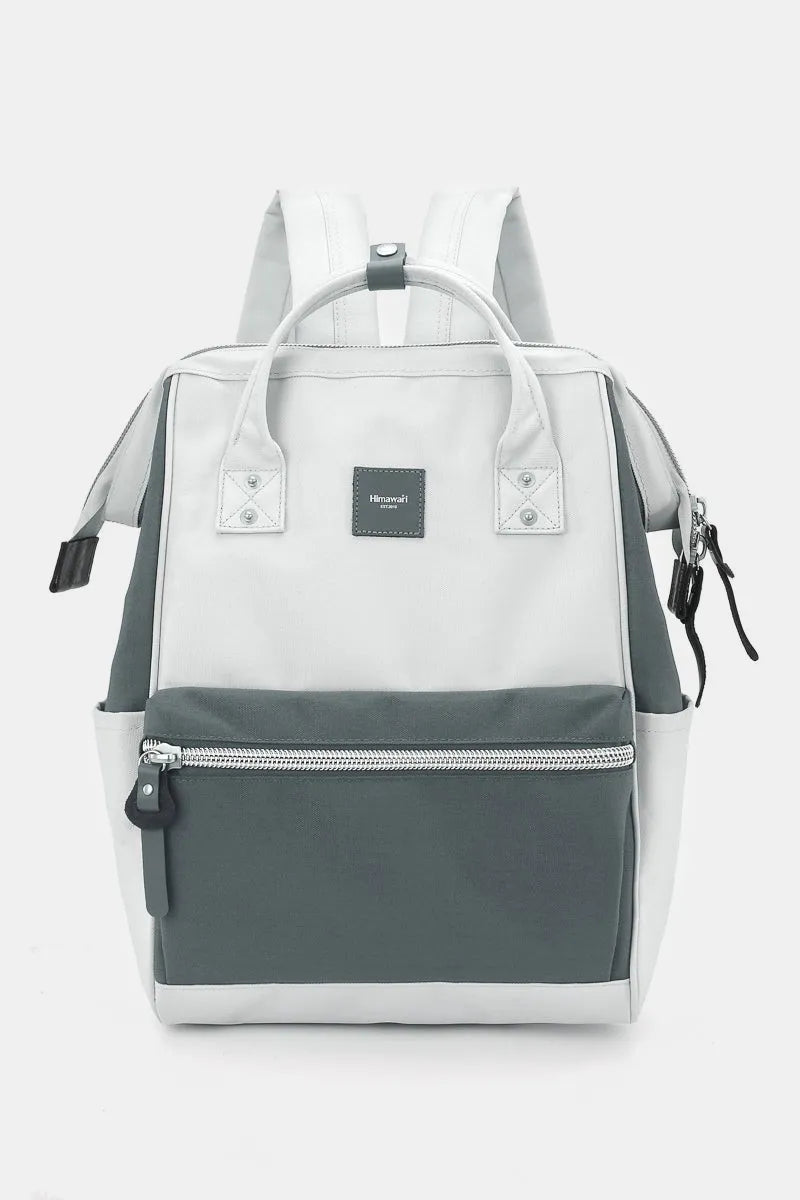 Water-Resistant Canvas Backpack with Side Pockets Adventure Ready