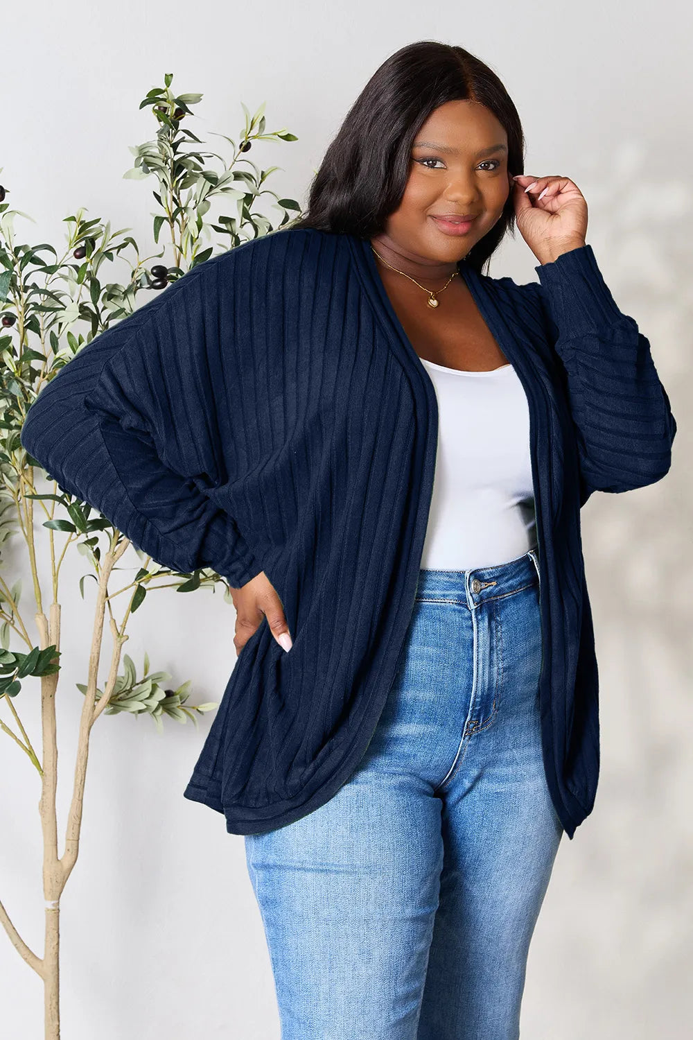 Ribbed Cocoon Cardigan – Cozy, Stylish & Effortless Layering