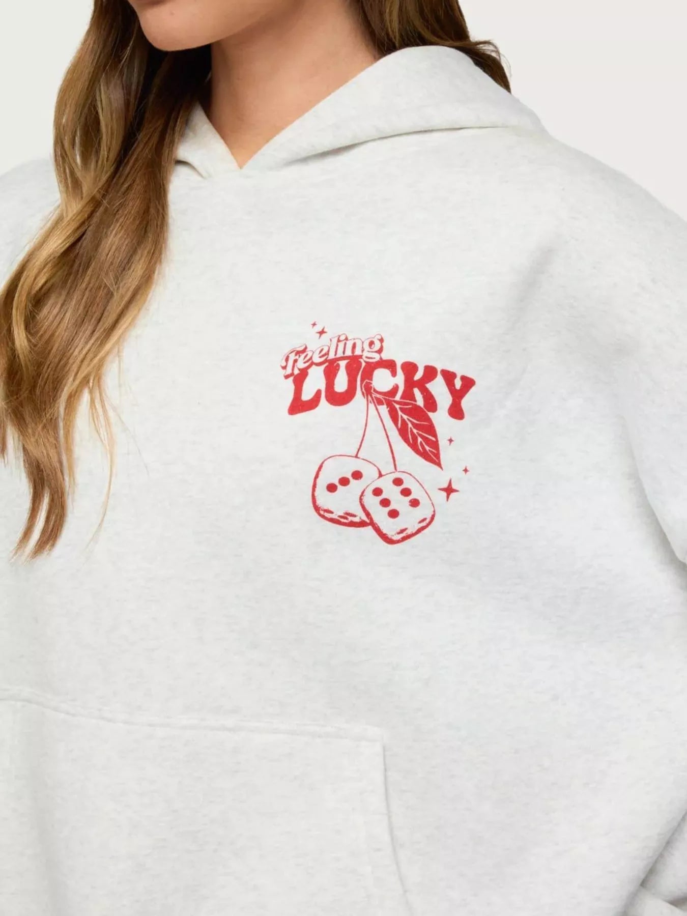 Drop Shoulder Graphic Hoodie with Kangaroo Pocket – Trendy Casual