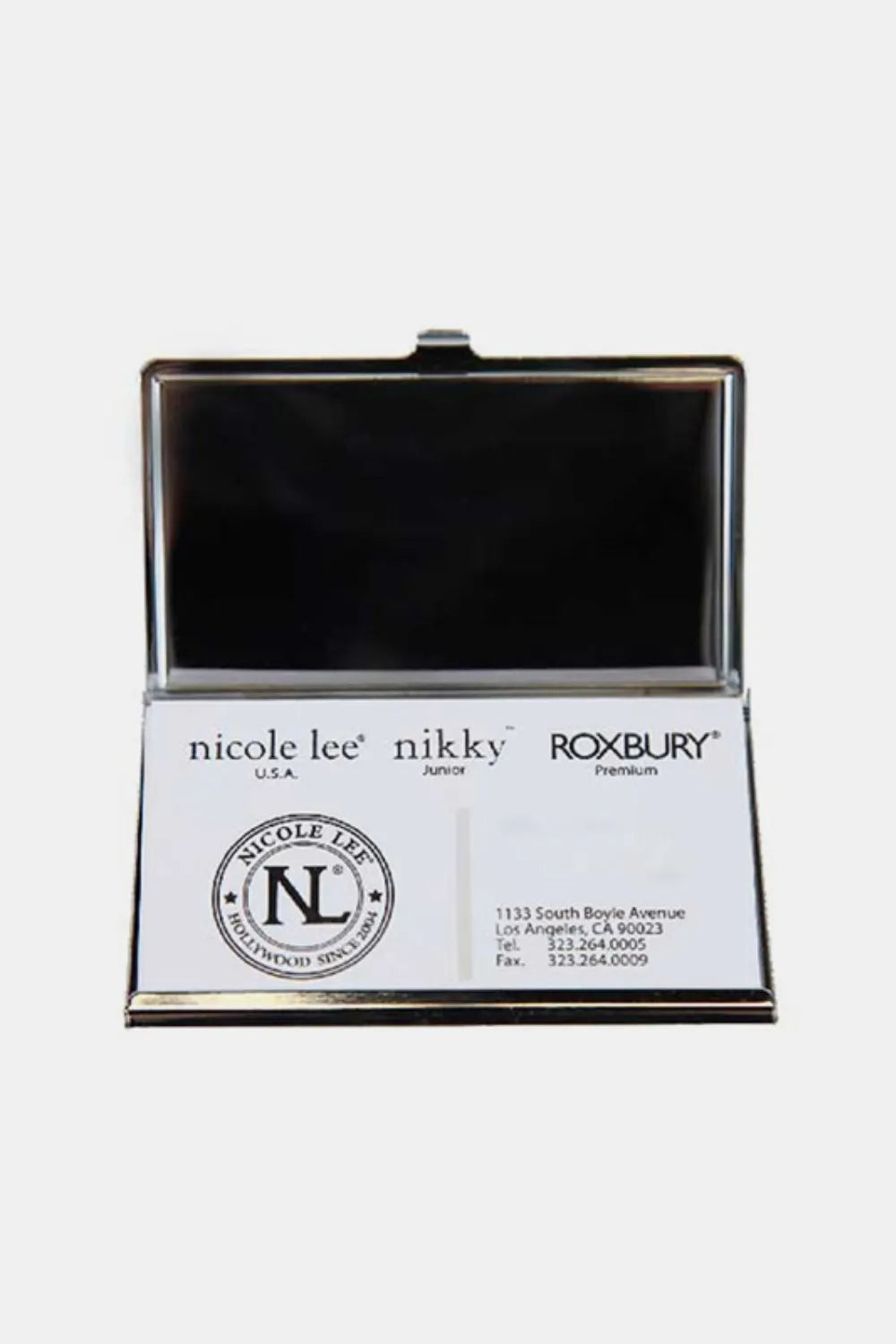 Nicole Lee Metallic Business Card Case – Signature Print & Pocket Protection