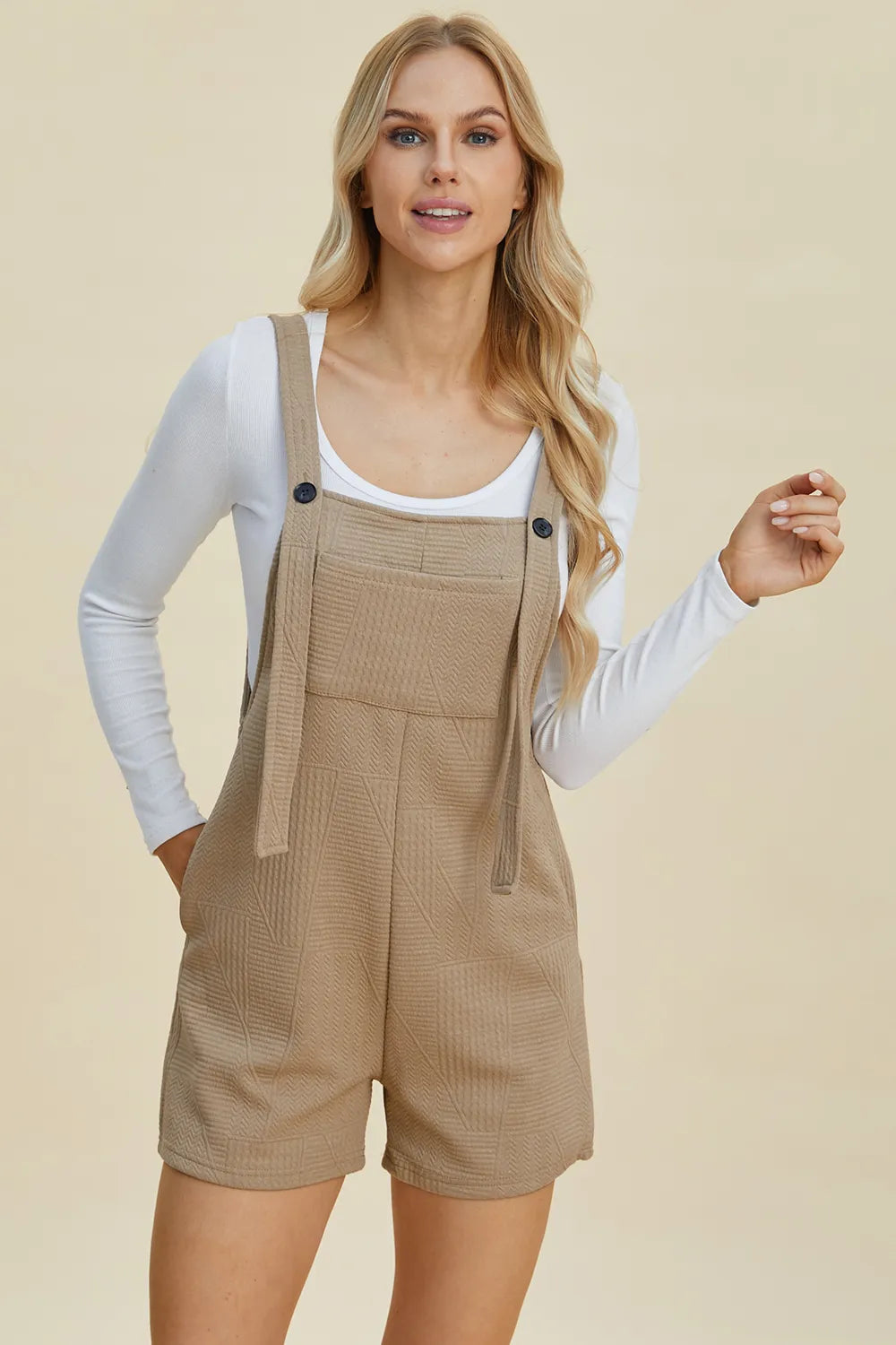 Textured Sleeveless Romper – Lightweight, Stylish & Summer-Ready