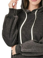 Acid Wash Fleece Hoodie with Kangaroo Pocket – Cozy & Stylish