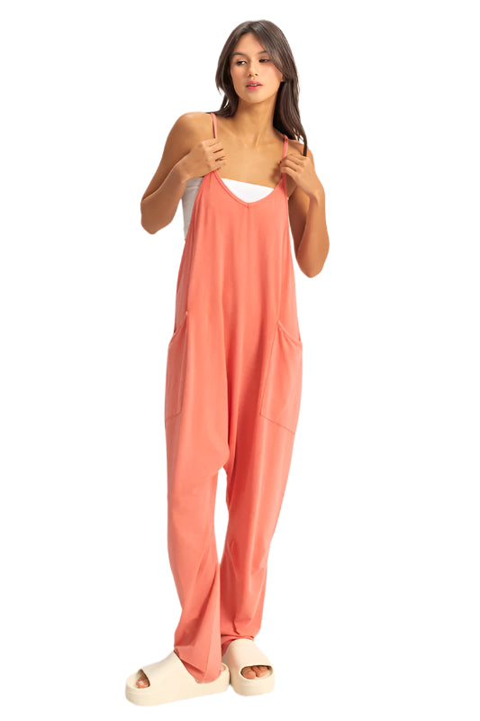 HYFVE Relaxed Fit Mineral Washed Overalls with Pockets